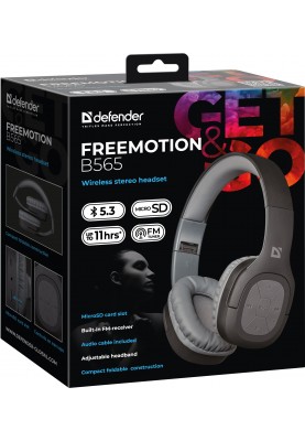 Bluetooth-гарнітура Defender FreeMotion B565 Black (63565)