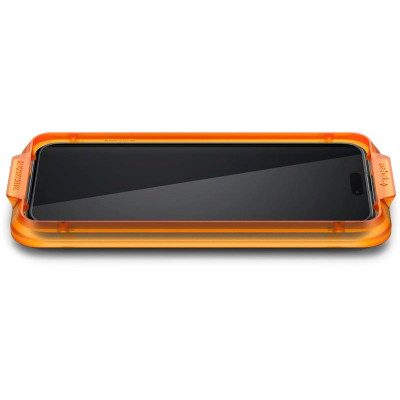 Захисне скло Spigen Glas.tR AlignMaster FC для Apple iPhone 15, Black, 2шт (AGL06906) Захисне скло Spigen Glas.tR AlignMaster FC для Apple iPhone 15, Black, 2шт (AGL06906)