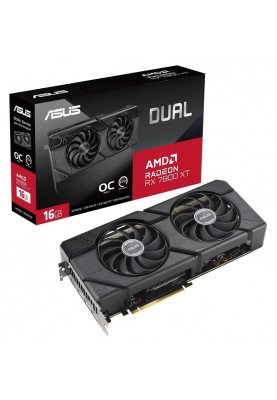 Відеокарта AMD Radeon RX 7800 XT 16GB GDDR6 Dual OC Asus (DUAL-RX7800XT-O16G)