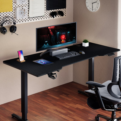 Геймерський стіл 1stPlayer Moto-E 1460 Black Геймерський стіл 1stPlayer Moto-E 1460 Black