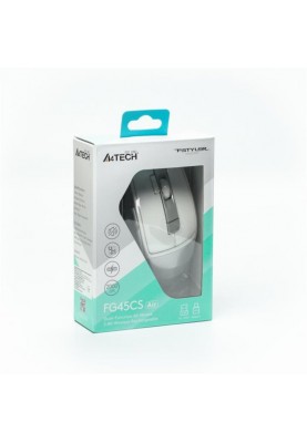 Миша бездротова A4Tech Fstyler FG45CS Air Silver White