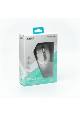 Миша бездротова A4Tech Fstyler FB45CS Air Silver White