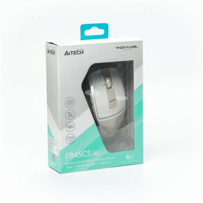 Миша бездротова A4Tech Fstyler FB45CS Air Cream Beige