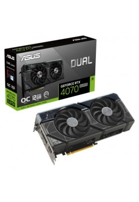 Відеокарта GF RTX 4070 Super 12GB GDDR6X Dual OC Asus (DUAL-RTX4070S-O12G)