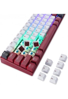 Клавіатура бездротова Motospeed BK67 Longhua Blue Red (mtbk67rmb)