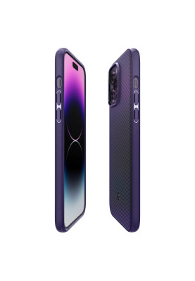 Чохол-накладка Spigen Mag Armor MagFit для Apple Iphone 14 Pro Max Deep Purple (ACS05584)