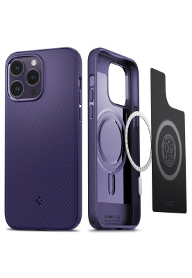 Чохол-накладка Spigen Mag Armor MagFit для Apple Iphone 14 Pro Max Deep Purple (ACS05584)