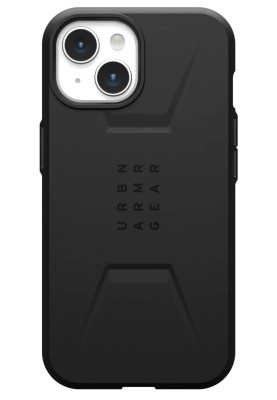 Чохол-накладка Urban Armor Gear Civilian Magsafe для Apple iPhone 15 Black (114287114040)
