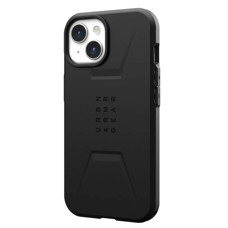 Чохол-накладка Urban Armor Gear Civilian Magsafe для Apple iPhone 15 Black (114287114040)