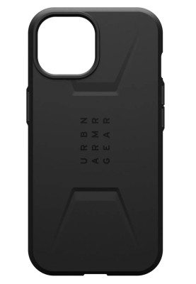 Чохол-накладка Urban Armor Gear Civilian Magsafe для Apple iPhone 15 Black (114287114040)