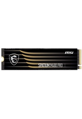 Накопичувач SSD 4TB MSI Spatium M480 Pro M.2 2280 PCIe 4.0 x4 NVMe 3D NAND TLC (S78-440R050-P83)