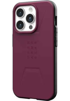 Чохол-накладка Urban Armor Gear Civilian Magsafe для Apple iPhone 15 Pro Max Bordeaux (114295119049)