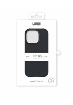 Чохол-накладка Urban Armor Gear Dot Magsafe для Apple iPhone 14 Pro Black (114082314040)