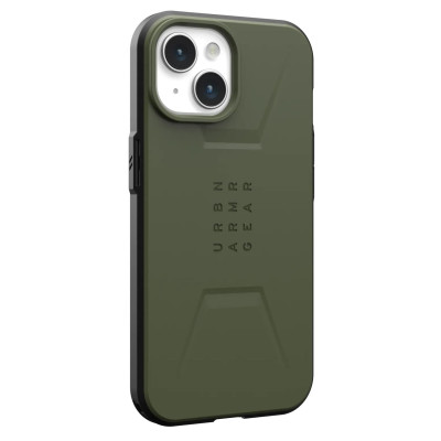 Чохол-накладка Urban Armor Gear Civilian Magsafe для Apple iPhone 15 Olive (114287117272)
