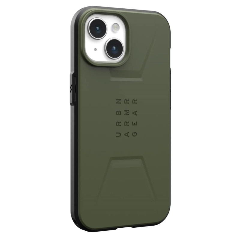 Чохол-накладка Urban Armor Gear Civilian Magsafe для Apple iPhone 15 Olive (114287117272)
