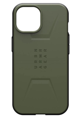 Чохол-накладка Urban Armor Gear Civilian Magsafe для Apple iPhone 15 Olive (114287117272)