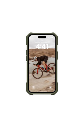 Чохол-накладка Urban Armor Gear Essential Armor Magsafe для Apple iPhone 15 Olive Drab (114288117272)