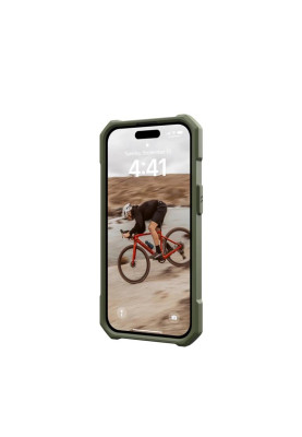 Чохол-накладка Urban Armor Gear Essential Armor Magsafe для Apple iPhone 15 Olive Drab (114288117272)