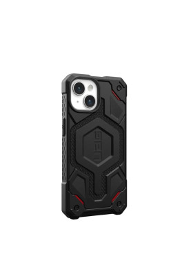 Чохол-накладка Urban Armor Gear Monarch Pro Magsafe для Apple iPhone 15 Kevlar Black (114219113940)