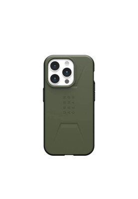 Чохол-накладка Urban Armor Gear Civilian Magsafe для Apple iPhone 15 Pro Olive Drab (114275117272)