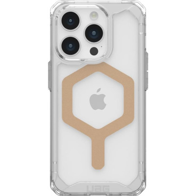 Чохол-накладка Urban Armor Gear Plyo Magsafe для Apple iPhone 15 Pro Ice/Gold (114286114381)