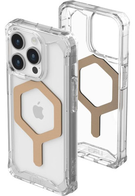 Чохол-накладка Urban Armor Gear Plyo Magsafe для Apple iPhone 15 Pro Ice/Gold (114286114381)