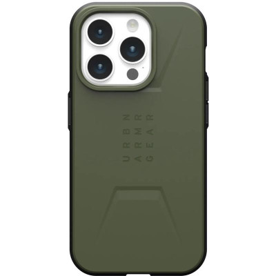 Чохол-накладка Urban Armor Gear Civilian Magsafe для Apple iPhone 15 Pro Max Olive Drab (114295117272)