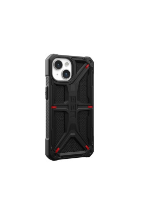 Чохол-накладка Urban Armor Gear Monarch для Apple iPhone 15 Kevlar Black (114289113940)