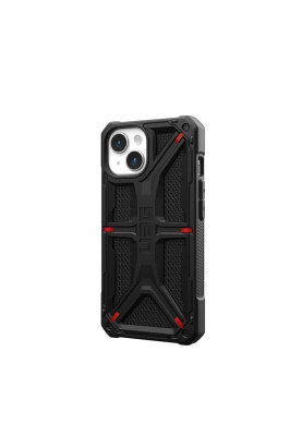 Чохол-накладка Urban Armor Gear Monarch для Apple iPhone 15 Kevlar Black (114289113940)