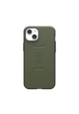 Чохол-накладка Urban Armor Gear Civilian Magsafe для Apple iPhone 15 Plus Olive Drab (114306117272)