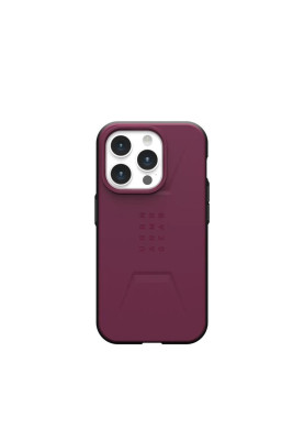 Чохол-накладка Urban Armor Gear Civilian Magsafe для Apple iPhone 15 Pro Bordeaux (114275119049)