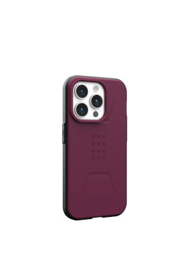 Чохол-накладка Urban Armor Gear Civilian Magsafe для Apple iPhone 15 Pro Bordeaux (114275119049)