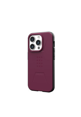 Чохол-накладка Urban Armor Gear Civilian Magsafe для Apple iPhone 15 Pro Bordeaux (114275119049)
