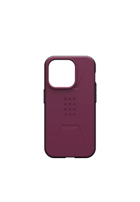 Чохол-накладка Urban Armor Gear Civilian Magsafe для Apple iPhone 15 Pro Bordeaux (114275119049)