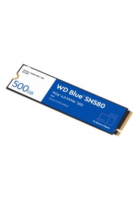 Накопичувач SSD  500GB WD Blue SN580 M.2 2280 PCIe 4.0 x4 3D TLC (WDS500G3B0E)