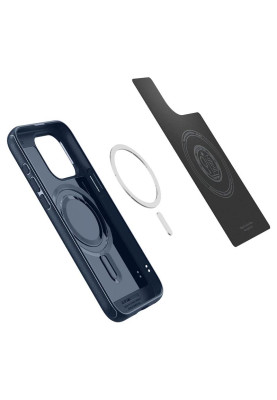 Чохол-накладка Spigen Mag Armor MagFit для Apple iPhone 15 Pro Navy Blue (ACS06737)