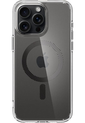Чохол-накладка Spigen Ultra Hybrid MagFit для Apple iPhone 15 Pro Carbon Fiber (ACS06717)