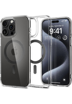 Чохол-накладка Spigen Ultra Hybrid MagFit для Apple iPhone 15 Pro Carbon Fiber (ACS06717)