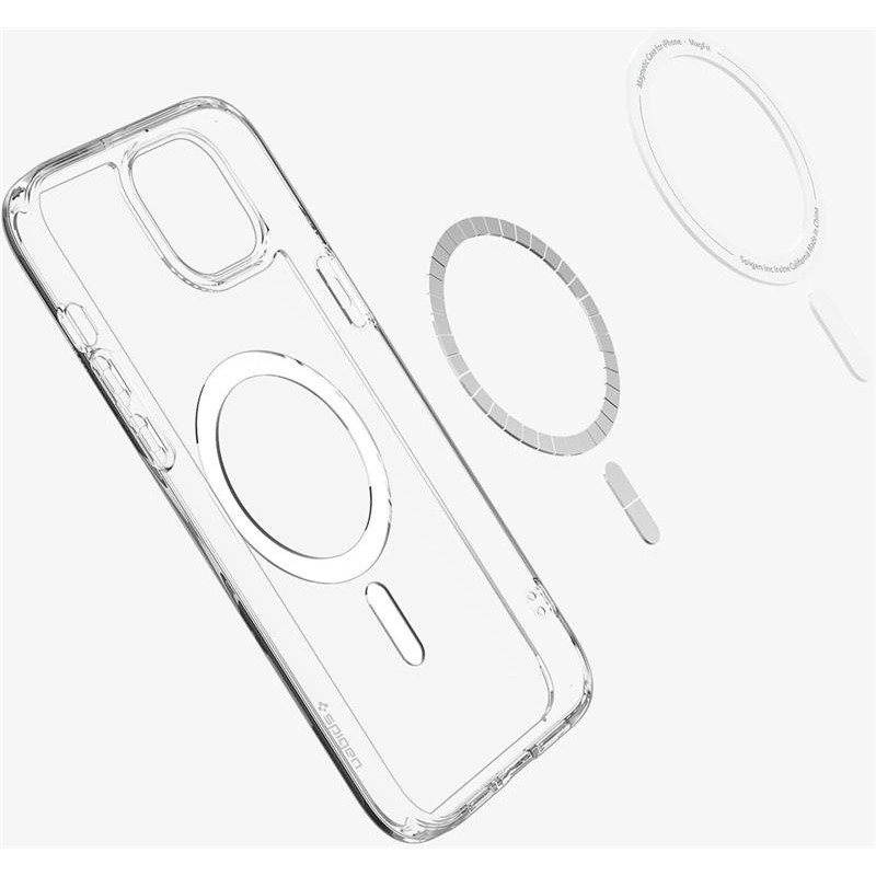 Чохол-накладка Spigen Ultra Hybrid MagFit для Apple iPhone 15 White (ACS06802)