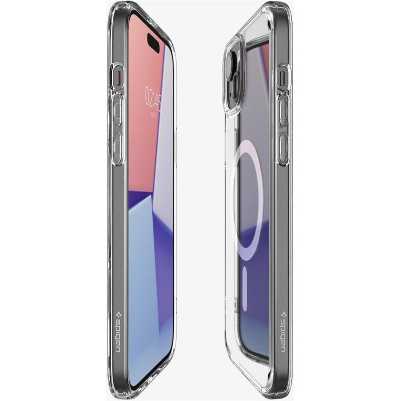 Чохол-накладка Spigen Ultra Hybrid MagFit для Apple iPhone 15 White (ACS06802)