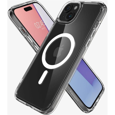 Чохол-накладка Spigen Ultra Hybrid MagFit для Apple iPhone 15 White (ACS06802)