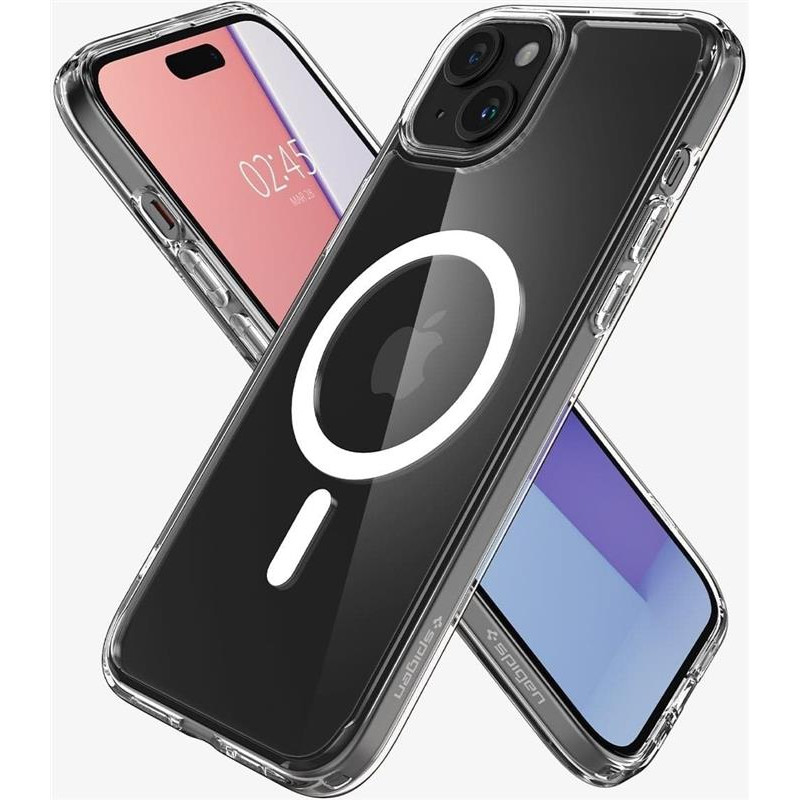 Чохол-накладка Spigen Ultra Hybrid MagFit для Apple iPhone 15 White (ACS06802)