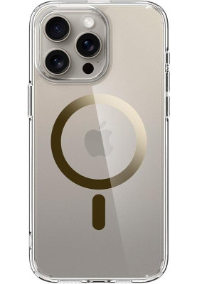 Чохол-накладка Spigen Ultra Hybrid MagFit для Apple iPhone 15 Pro Gold (ACS06718)