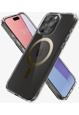 Чохол-накладка Spigen Ultra Hybrid MagFit для Apple iPhone 15 Pro Gold (ACS06718)