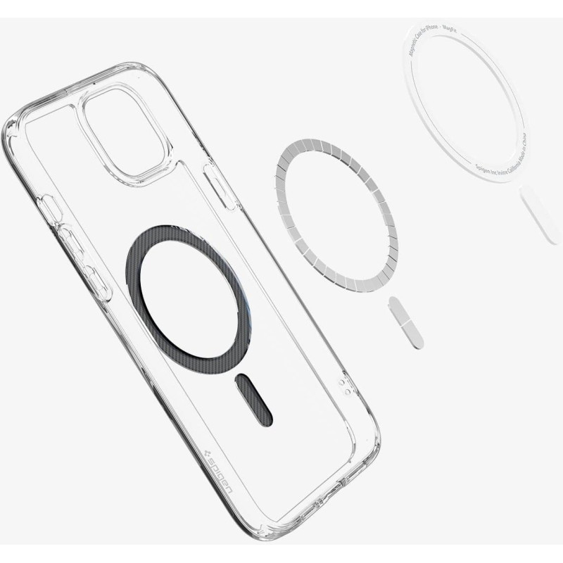 Чохол-накладка Spigen Ultra Hybrid MagFit для Apple iPhone 15 Carbon Fiber (ACS06805)