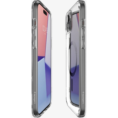 Чохол-накладка Spigen Ultra Hybrid MagFit для Apple iPhone 15 Carbon Fiber (ACS06805)