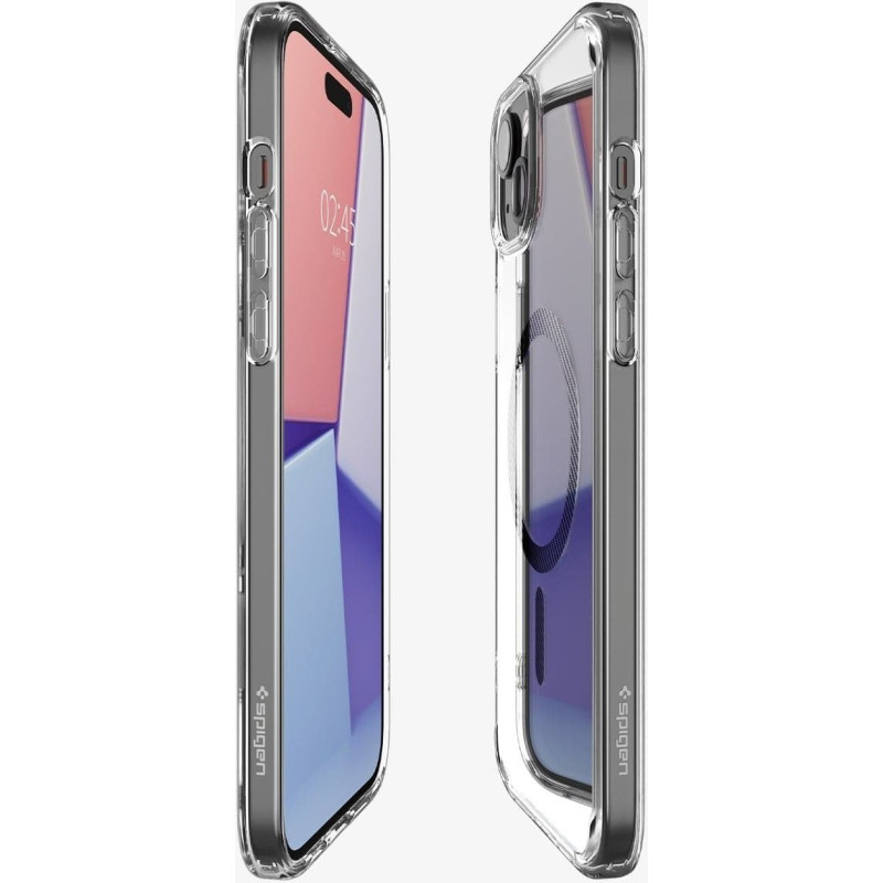 Чохол-накладка Spigen Ultra Hybrid MagFit для Apple iPhone 15 Carbon Fiber (ACS06805)