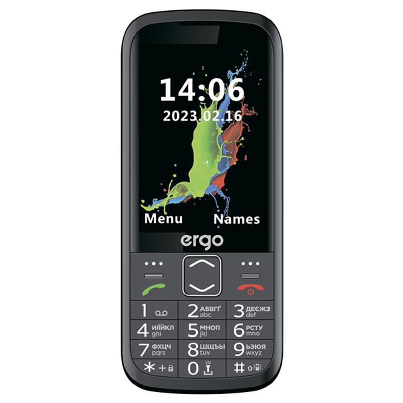 Мобiльний телефон Ergo R351 Dual Sim Black