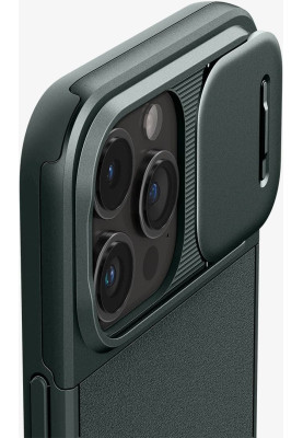Чохол-накладка Spigen Optik Armor MagFit для Apple iPhone 15 Pro Abyss Green (ACS06739)