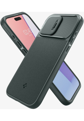 Чохол-накладка Spigen Optik Armor MagFit для Apple iPhone 15 Pro Abyss Green (ACS06739)